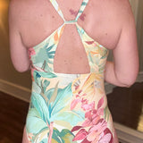 FLORAL SWIMSUIT WITH YELLOW WRAP 3.13