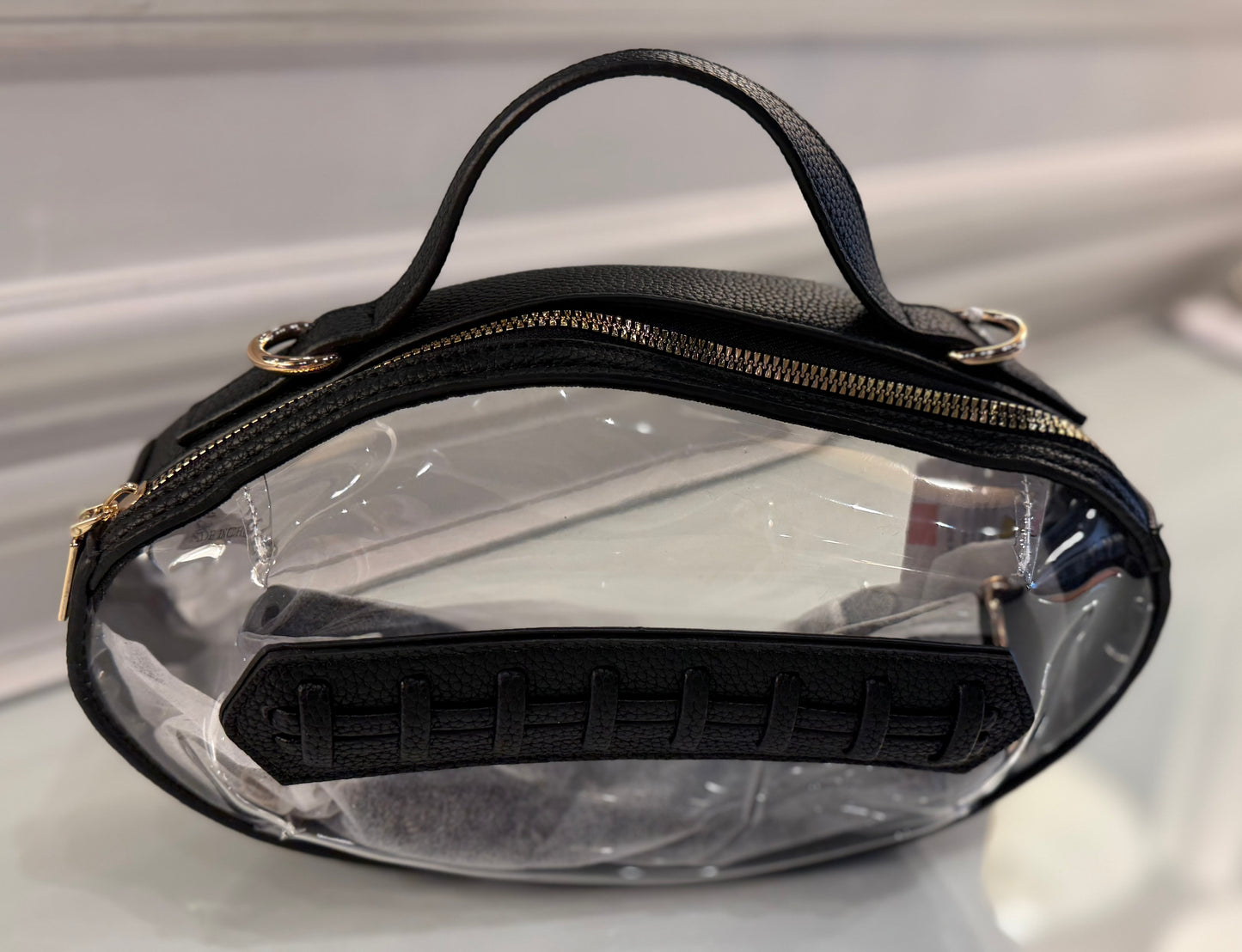 GAME DAY FOOTBALL CLEAR BAG (multiple colors) 8.19