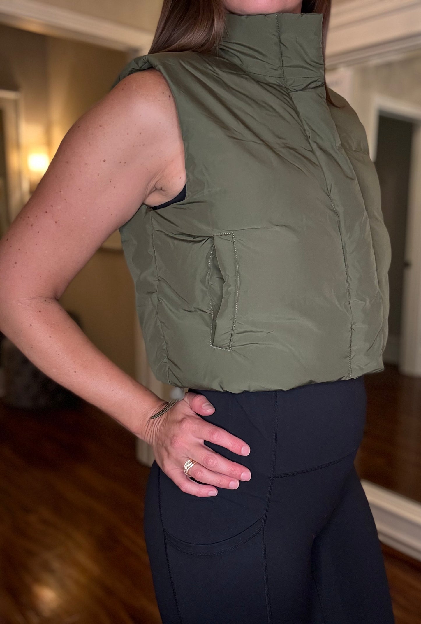 MONO B PUFFER VEST