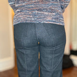 FDJ OLIVIA BLACK PINTUCK JEAN 9.21