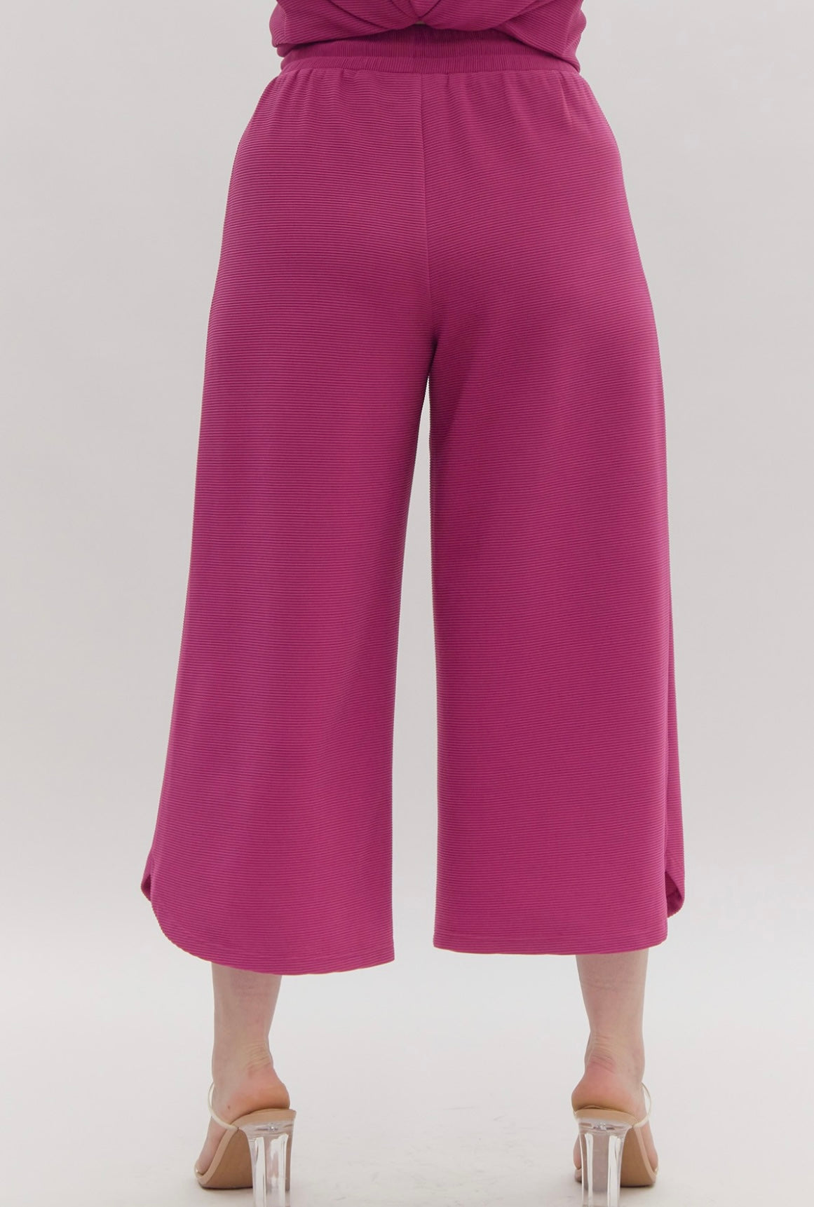 ENTRO MAGENTA CROP PANT 2.5