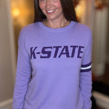 K-STATE LAVENDER SWEATER 9.25