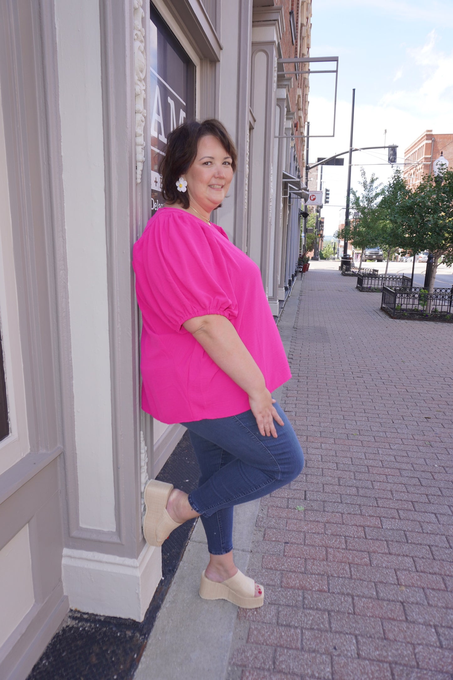 ENTRO HOT PINK TOP