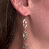 L GEORGE DROP PEARL EARRINGS