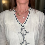DYLAN ISABELLE TUNIC W/EMBROIDERY 3.27