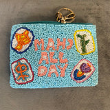 MAHJONG ALL DAY COIN POUCH 8.7
