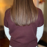 WINE SEASON SHORT SLEEVE SWEATER 9.30