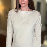 TRU LUX RIB KNIT TOP 8.10