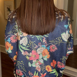 BRAND BAZAR NAVY FLORAL/LEOPARD SWEATER 2.5