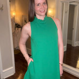 SUGARLIPS BENSON TRAPEZE MOCK NECK DRESS 3.4