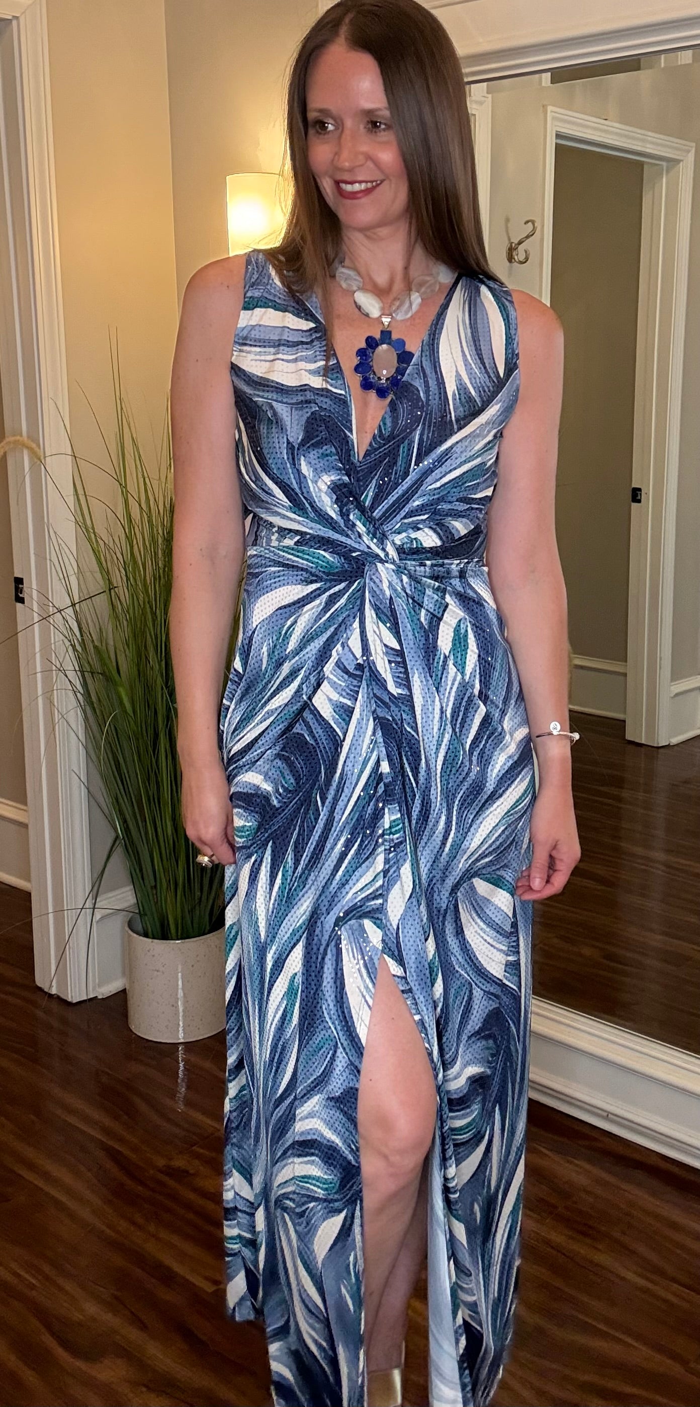 ARIELLA USA TWIST FRONT MAXI DRESS (multiple colors) 5.14
