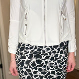 MULTIPLES RUFFLE HEM SKORT BLACK 1.29