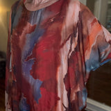 LOOK MODE PRINTED SILK BLOUSE (multiple colors) 8.26