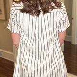STRIPED COLLARED MINI DRESS 1.7