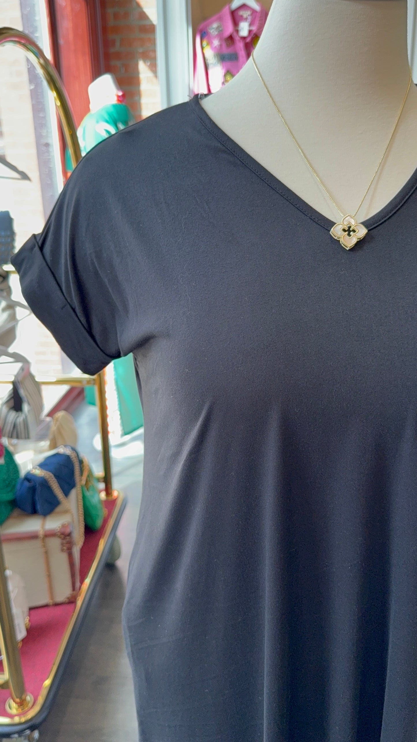 PLUS SIZE BLACK TEE SHIRT DRESS 2.4