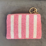 MAHJONG BLOOMS AND BOWS COIN PURSE 8.7