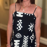 MEET ME IN SANTORIN BLACK DRESS 6.1