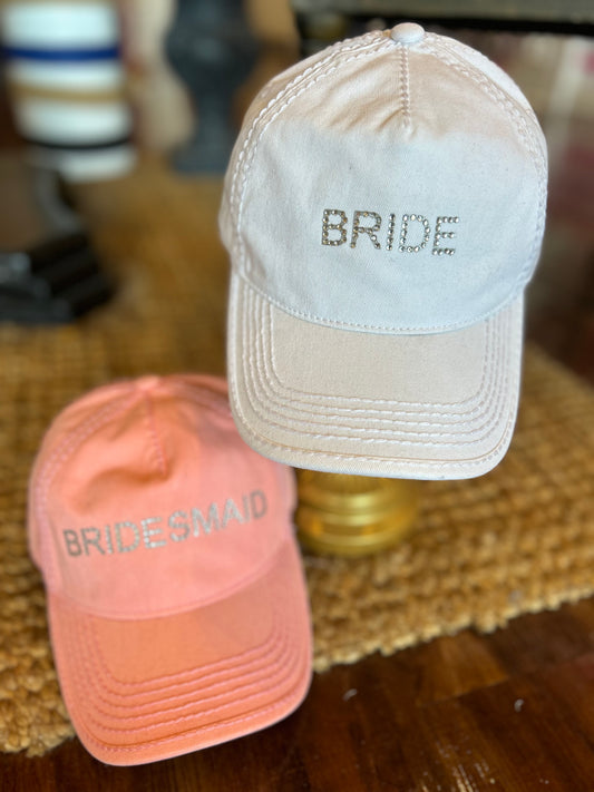 Bridal party baseball hat