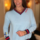 KANSAS HERITAGE 1912 V-NECK SWEATER 9.25