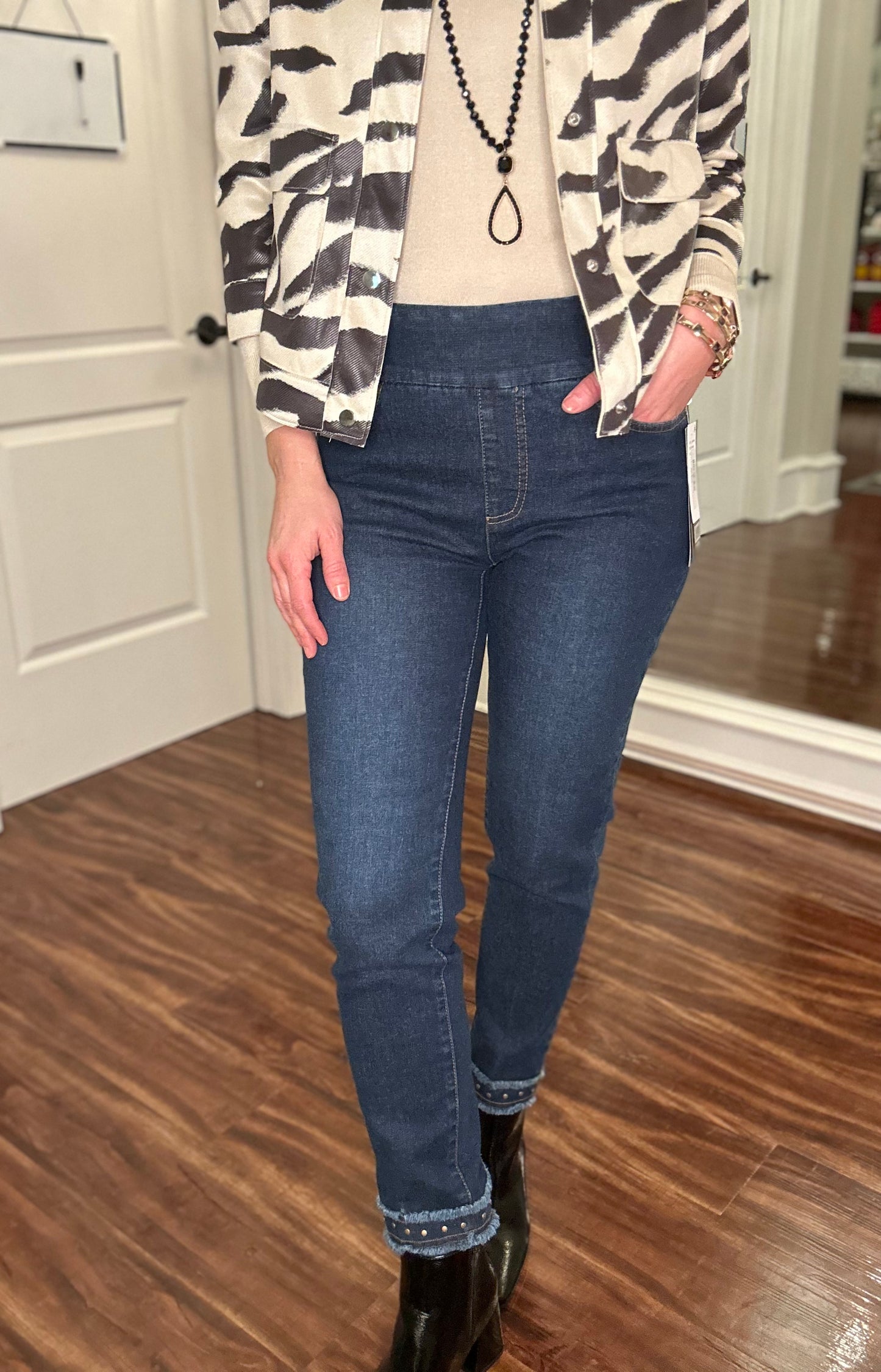 ANKLE JEAN PANT WITH REAL POCKETS