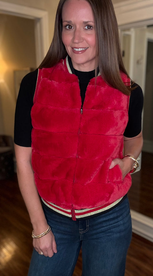 FURIOUS FUR COLLEGIATE VEST 10.10