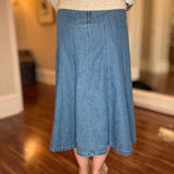 DEX BELTED DENIM SKIRT 10.9