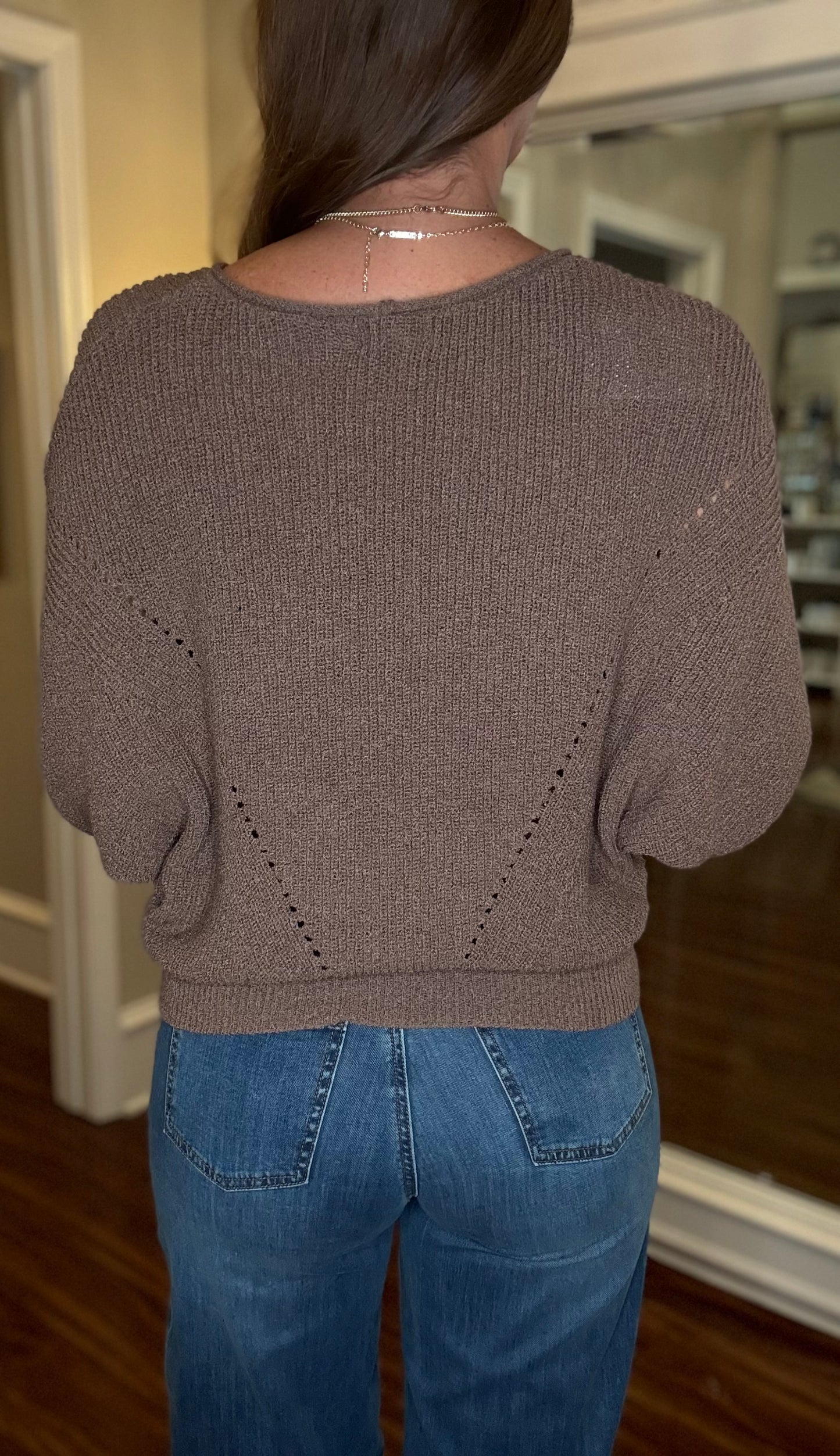 SHORT SLEEVE DOLMAN SWEATER (multiple colors) 8.14