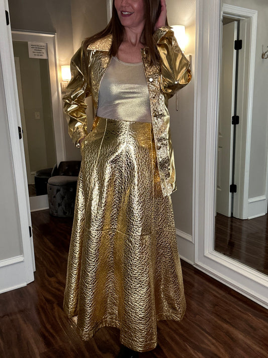 AMYLYNN PHOEBE GOLD JACKET 10.15