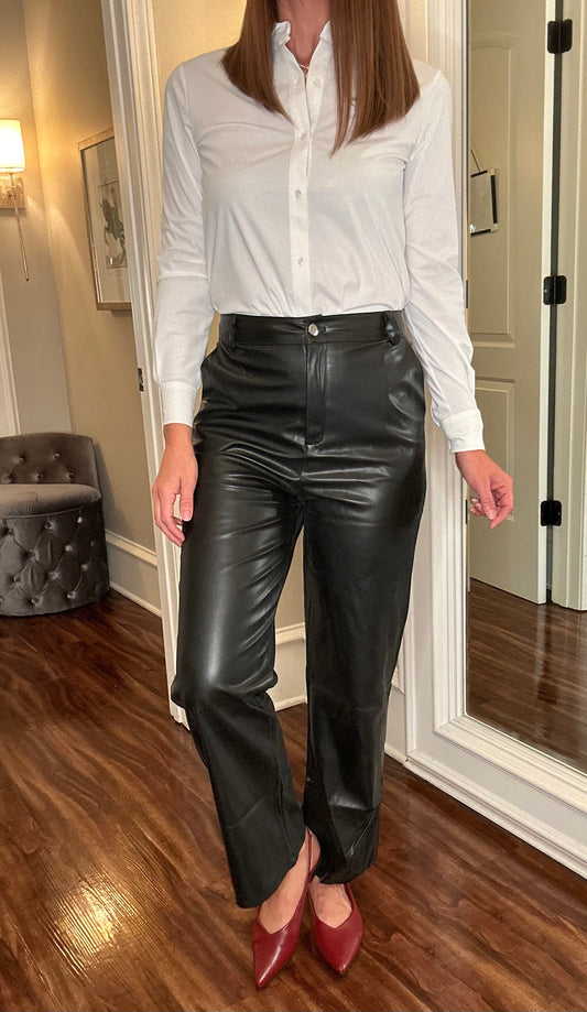 VEGAN LEATHER PANT FINAL SALE