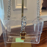 CLEAR SILVER BUCKLE CROSSBODY BAG 5.13