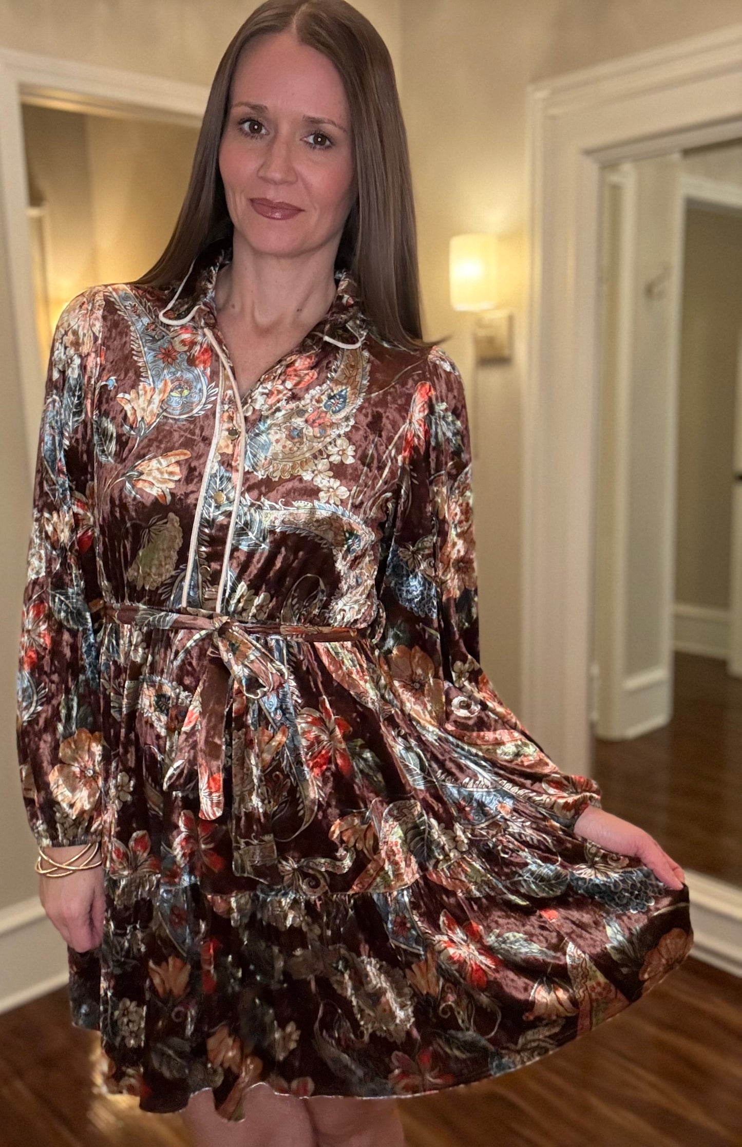 JODIFL PAISLEY DRESS 10.30