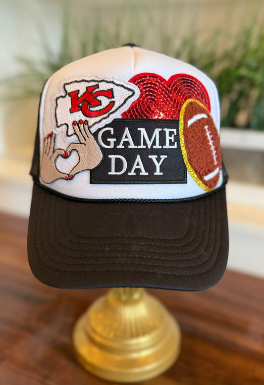 KC GAME DAY PATCH HAT 8.8