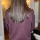 LONG SLEEVED WINE SEASON SWEATER 9.30