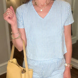 MEET ME IN SANTORINI BLUE GAUZE SET 3.25
