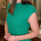 ENTRO KELLY GREEN SWEATER VEST 2.18