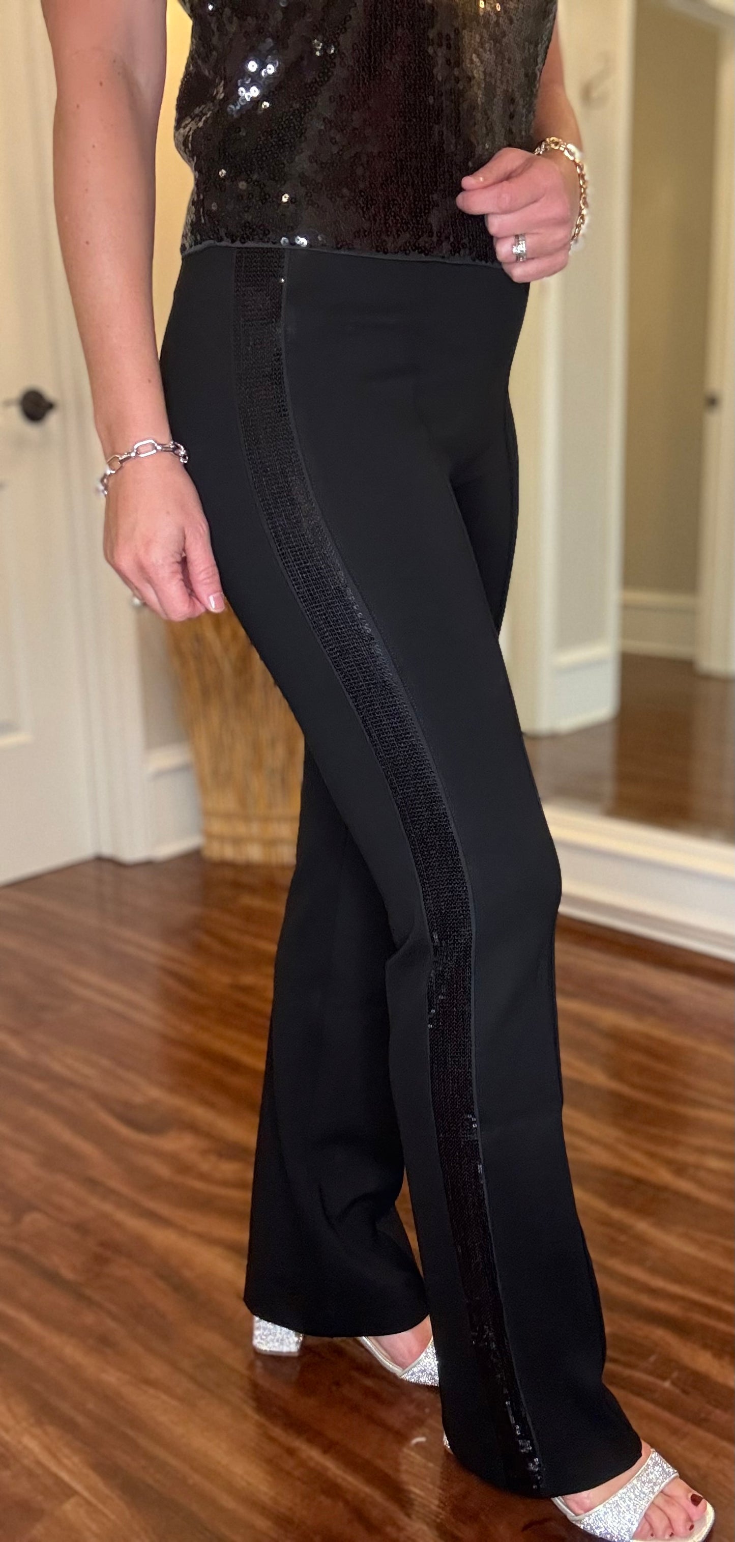 LYSSE ELYSSE SEQUIN EMBELLISHED PANT 10.21