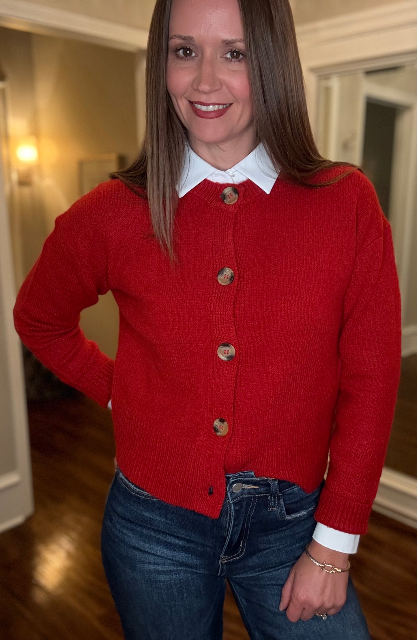 RD STYLE GARNET CARDIGAN 10.24