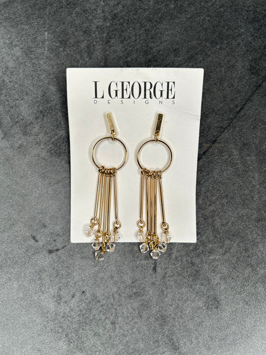 L GEORGE DANGLE BY THE SEA EARRINGS