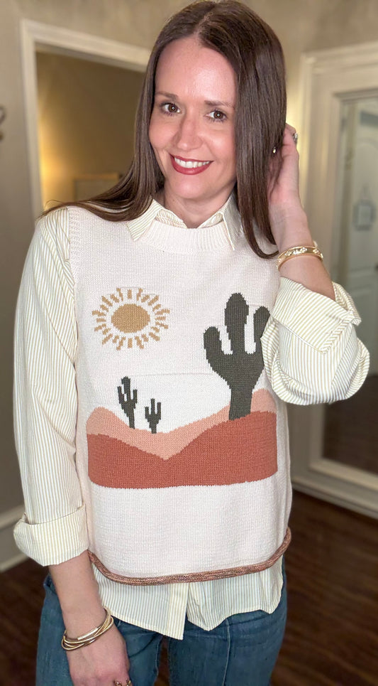 HEM AND THREAD CACTUS DESERT VEST 2.3