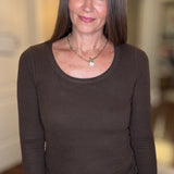 DYLAN SCOOP NECK TOP 9.9