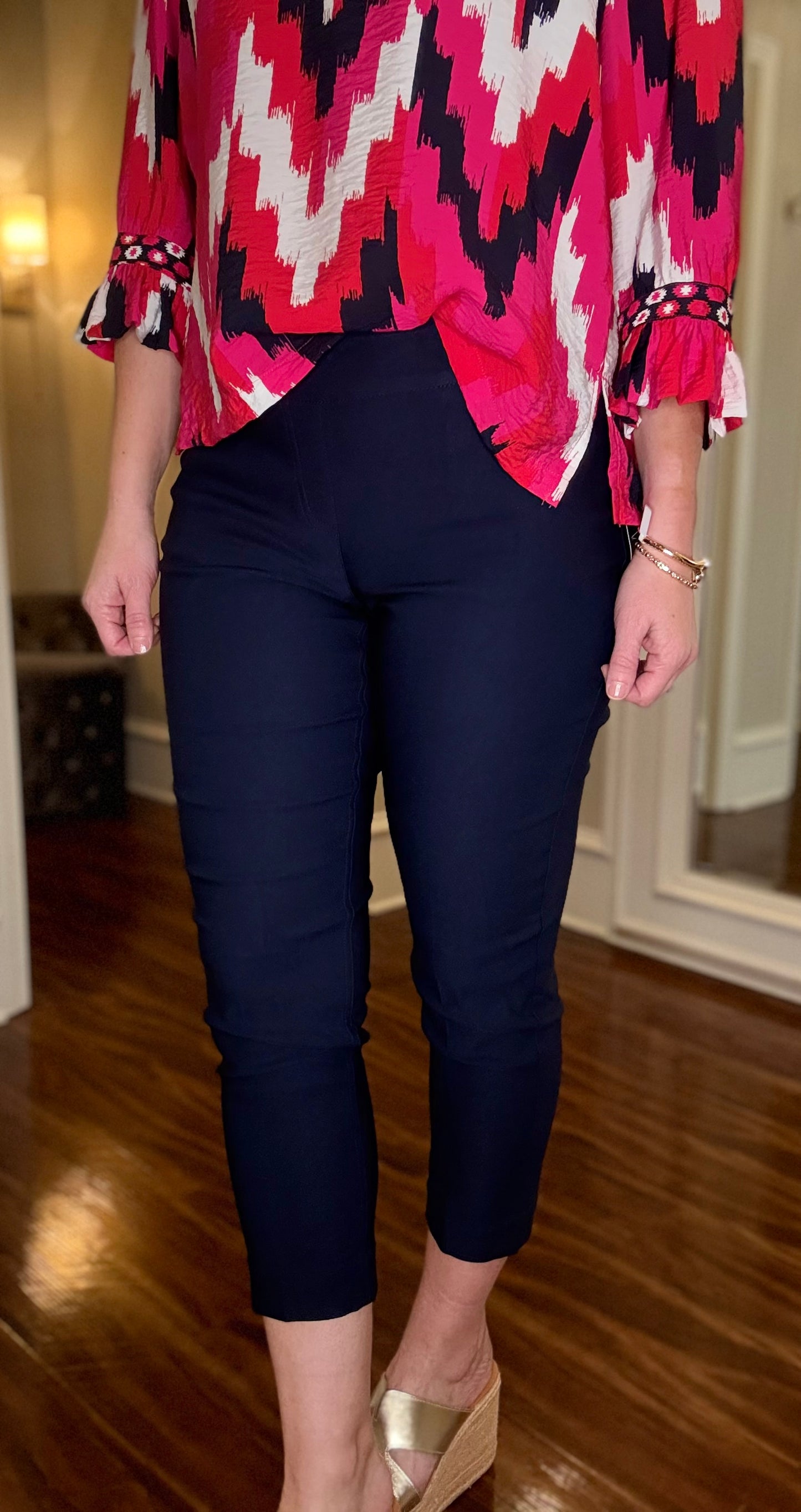 MULTIPLES CROP PANT W/POCKETS 1.15