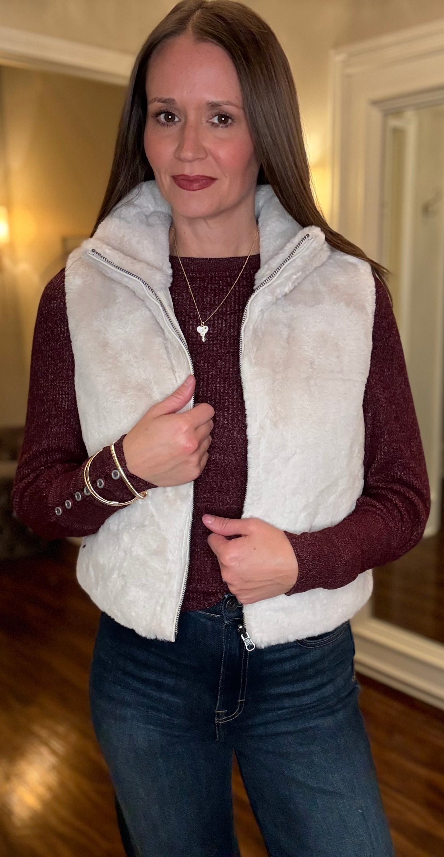 DYLAN REVERSIBLE FUR VEST 10.28