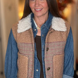 TRU LUX FAUX FUR COLLAR VEST 9.30