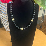 SUSAN SHAW BAILEY BLACK NECKLACE #3905G