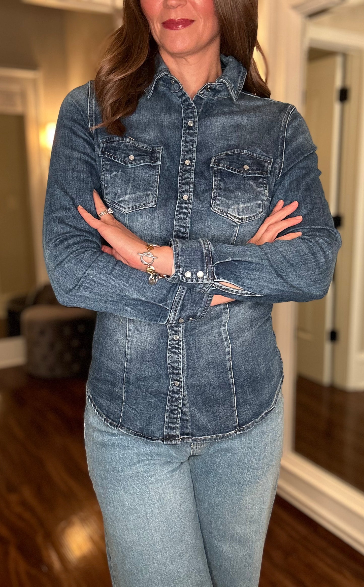 VENTI6 STRETCH DENIM SHIRT 9.19