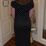 ENDLESS ROSE POLKA DOT MIDI DRESS 3.10