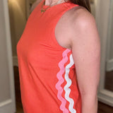 AUGUST APPAREL RIC RAC MIDI DRESS 2.5