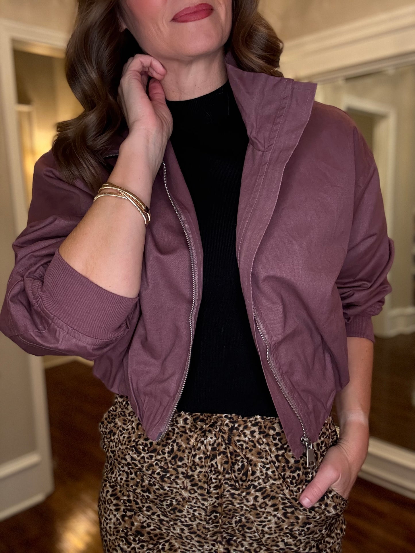 GIGIO MOCK NECK ZIP UP JACKET (multiple colors) 11.6