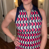 SLEEVELESS COLLARED PERFORMANCE TOP 1.27