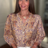 PURPLE VINTAGE INSPIRED TOP 7.2